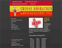 Tablet Screenshot of grosse-roesrather.de